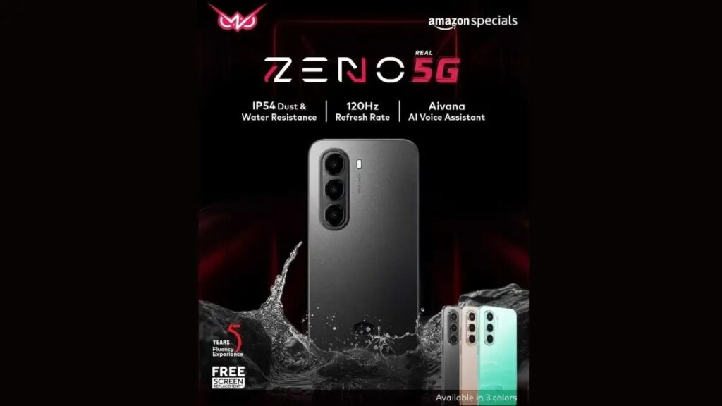 itel लाया है सस्ता और सबसे अच्छा स्मार्टफोन, itel ने एआई-पावर्ड Zeno 5Gस्मार्टफोन मात्र